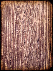 Image showing Vintage dark wood background