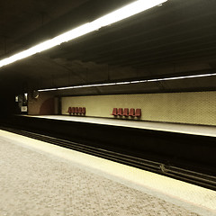Image showing Subway station in Montreal