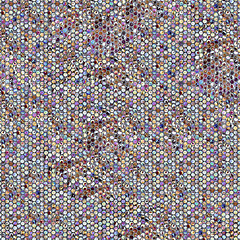Image showing Round Pearl Mosaic. Seamless Tileable Texture.