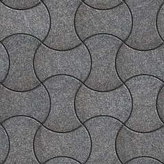 Image showing Wave Paving Slabs. Seamless Tileable Texture.