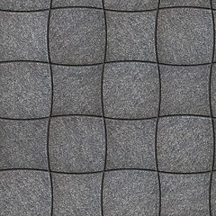 Image showing Decorative Paving Slabs. Seamless Tileable Texture.