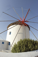 Image showing windmill greek islands