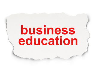 Image showing Education concept: Business Education on Paper background