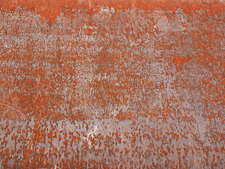 Image showing Rusted steel