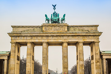 Image showing Brandenburg Gate in Berlin - Germany