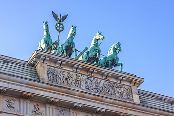 Image showing Brandenburg Gate in Berlin - Germany