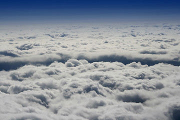 Image showing Clouds from the Plane