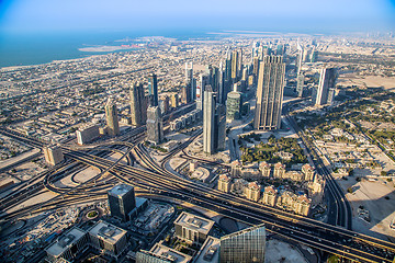 Image showing Dubai downtown. East, United Arab Emirates architecture