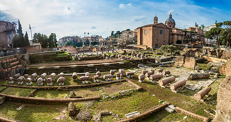 Image showing Roman ruins in Rome.