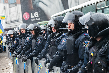 Image showing Protest on Euromaydan in Kiev against the president Yanukovych