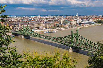 Image showing Liberty Bridge in Budapest.