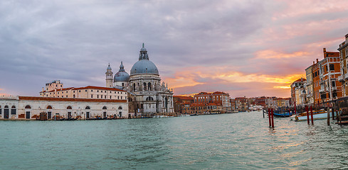 Image showing View of Basilica di Santa Maria della Salute,Venice, Italy