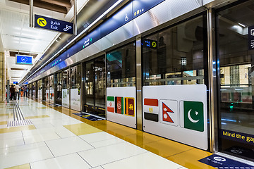 Image showing Dubai Metro Terminal in Dubai, United Arab Emirates.