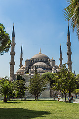 Image showing The Blue Mosque, (Sultanahmet Camii), Istanbul, Turkey