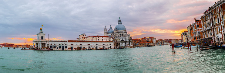 Image showing View of Basilica di Santa Maria della Salute,Venice, Italy