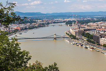 Image showing View of a building of the Hungarian parliament