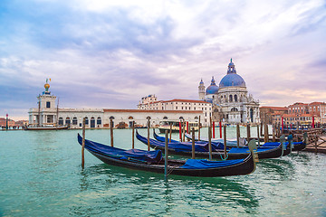 Image showing View of Basilica di Santa Maria della Salute,Venice, Italy