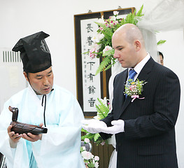 Image showing Korean wedding ceremony