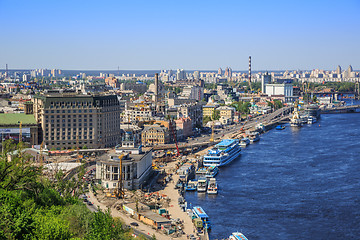 Image showing Panorama of Kiev, Ukraine.