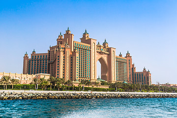 Image showing Atlantis, The Palm Hotel in Dubai, United Arab Emirates