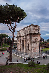 Image showing Arch of Constantine in Rome
