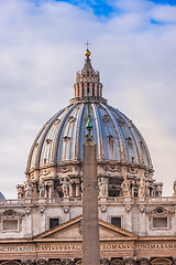 Image showing St. Peter's Basilica in Vatican City in Rome, Italy.