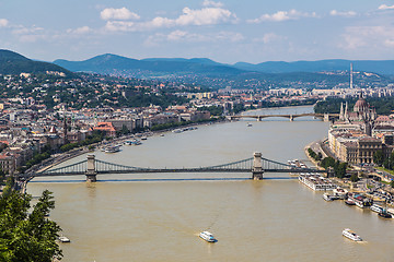 Image showing View of a building of the Hungarian parliament