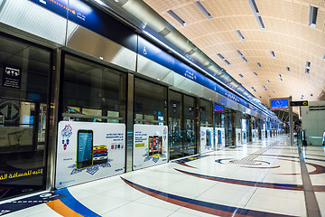 Image showing Dubai Metro Terminal in Dubai, United Arab Emirates.