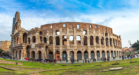 Image showing The Iconic, the legendary Coliseum of Rome, Italy