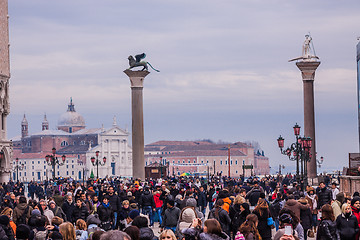 Image showing St. Marks Cathedral and square in Venice, Italy