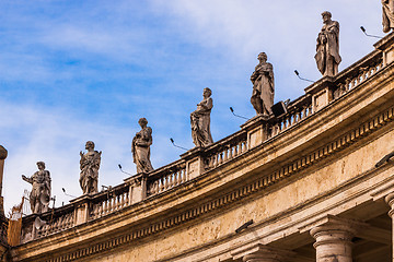 Image showing St. Peter's Basilica in Vatican City in Rome, Italy.