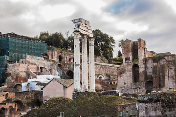 Image showing Roman ruins in Rome.