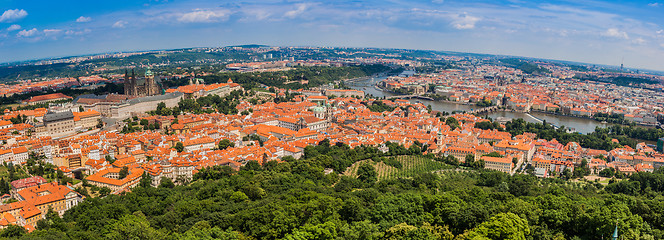 Image showing ?ityscape of Prague city. Panoramic view