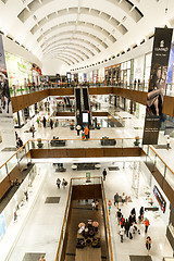 Image showing Interior View of Dubai Mall - world's largest shopping mall