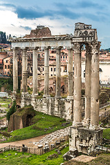 Image showing Roman ruins in Rome.