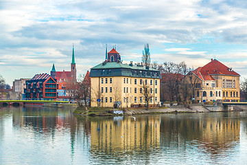 Image showing Wroclaw old city panorama