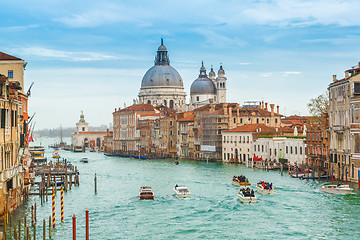 Image showing View of Basilica di Santa Maria della Salute,Venice, Italy