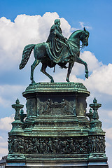 Image showing Equestrian Statue of King John of Saxony  in Dresden, Germany