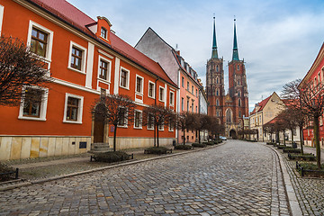 Image showing Wroclaw old city panorama