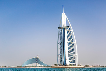 Image showing Burj Al Arab is a luxury 5 stars hotel