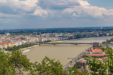 Image showing Liberty Bridge in Budapest.