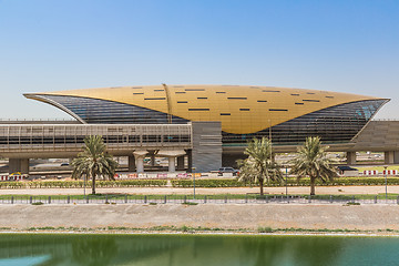 Image showing Dubai Marina Metro Station, United Arab Emirates