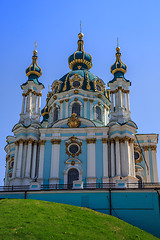 Image showing St. Andrew's church in Kyiv, Ukraine