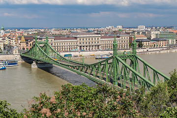 Image showing Liberty Bridge in Budapest.