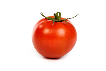 Image showing Fresh red tomato isoated on white