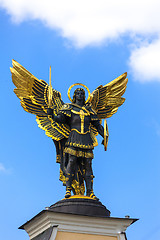 Image showing Monument of Angel in Kiev, independence square