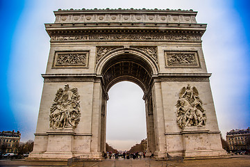 Image showing Arc de Triomphe (Paris, France).