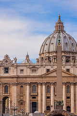 Image showing St. Peter's Basilica in Vatican City in Rome, Italy.