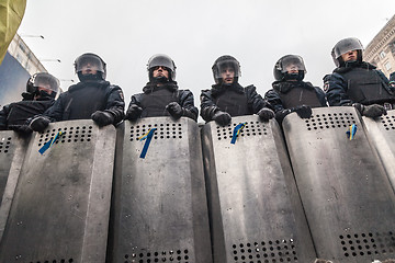 Image showing Protest on Euromaydan in Kiev against the president Yanukovych