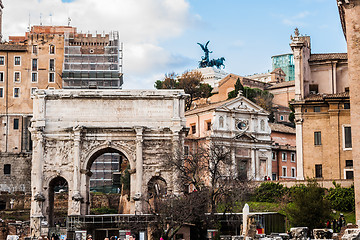 Image showing Roman ruins in Rome.